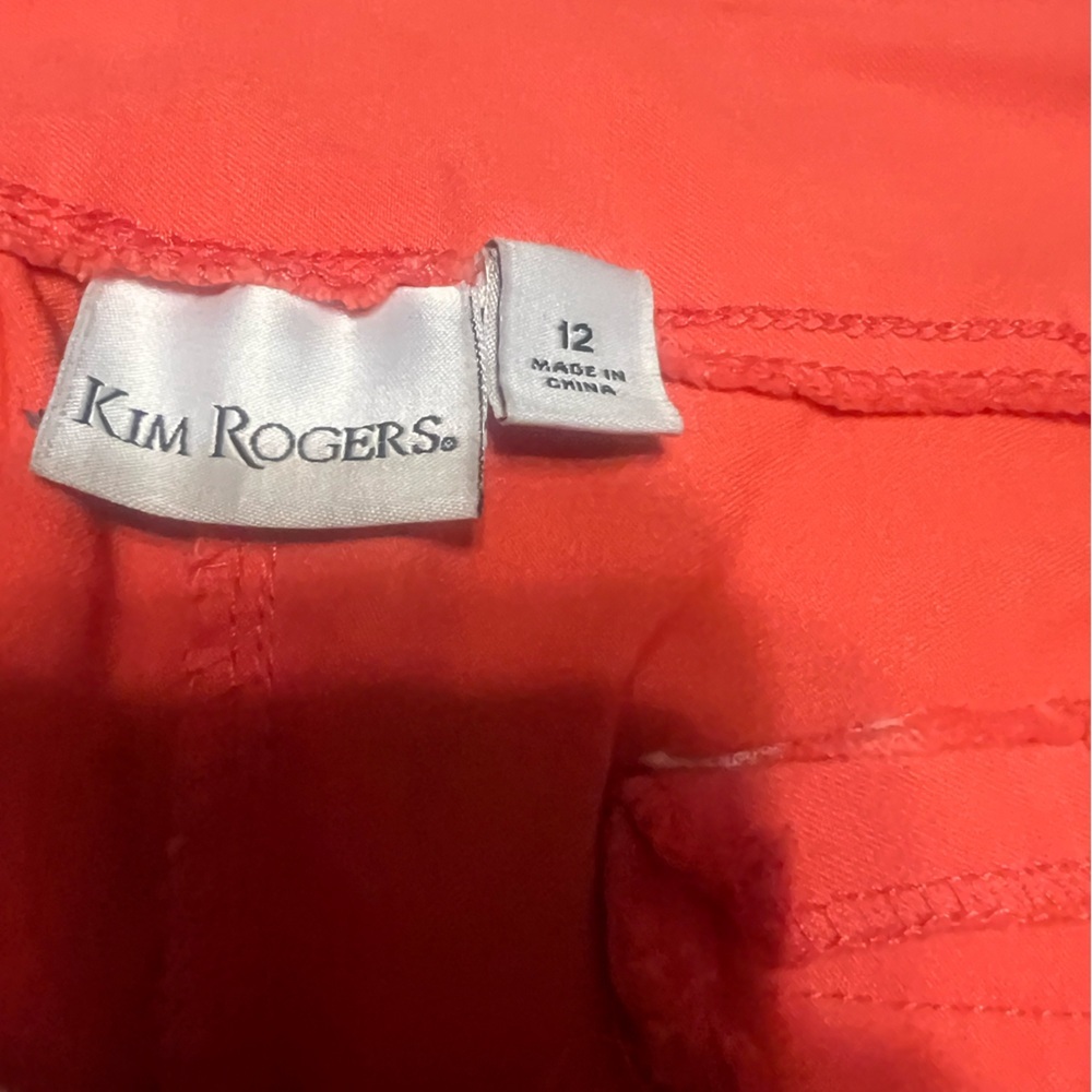 Kim Rogers Orange Capris - Picture 3 of 3